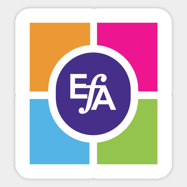 EFA DEB Chapter full-color logomark Sticker by EFAShop